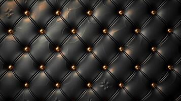 AI generated a dark quilted luxury background photo