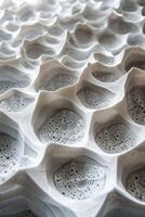 AI generated Intricate geometric patterns offer a fascinating visual exploration of form and structure photo