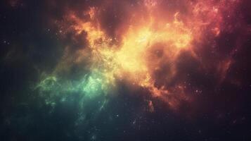 AI generated Subtle gradients and cosmic hues paint a picture of celestial grandeur photo