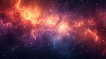 AI generated Subtle gradients and cosmic hues paint a picture of celestial grandeur photo