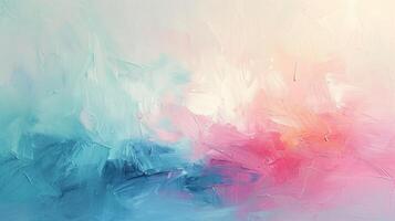 AI generated Gentle brushstrokes and soft colors create an atmosphere of intimate tenderness photo