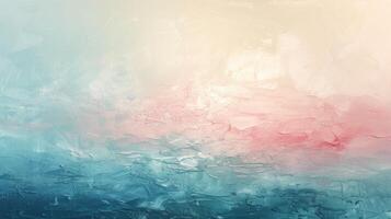 AI generated Gentle brushstrokes and soft colors create an atmosphere of intimate tenderness photo