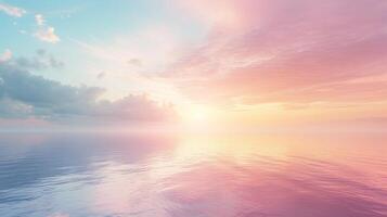 AI generated Soft pastel gradients blend seamlessly, evoking a sense of gentle romance photo