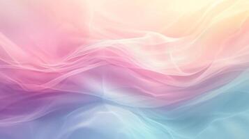 AI generated Soft pastel gradients blend seamlessly, evoking a sense of gentle romance photo