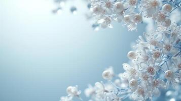 AI generated Calm and serene backdrop adorned with delicate pearl beads, invoking a sense of peacefulness photo