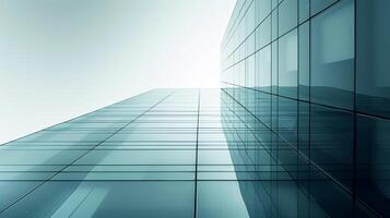 AI generated Clean and sleek background with subtle gradients, depicting the canvas of opportunities in the financial world photo