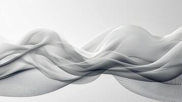 AI generated Minimalist backdrop with flowing lines, conveying the continuous movement and circulation of money photo