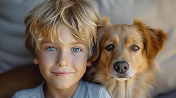 AI generated The playful duo poses with mischief in their eyes photo