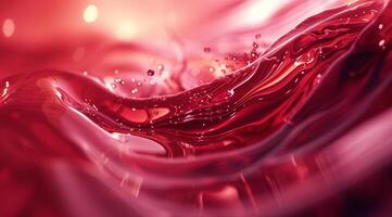 AI generated red wine video clip background photo