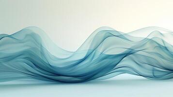 AI generated Minimalist backdrop with fluid lines, representing the dynamic movement of money and investments photo