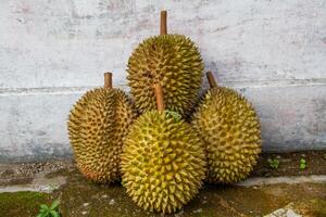 Local Indonesian durian is delicious and contains various vitamins and minerals, providing a delightful taste experience. photo