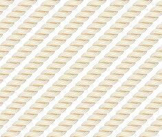 Vector line drawings Strings form an endless pattern in gold color.