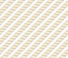 Vector line drawings Strings form an endless pattern in gold color.