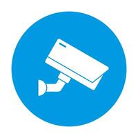 Security camera vector icon for graphic design, logo, web site, social media, mobile app, ui