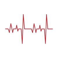 Heartbeat pulse line health medical concept for graphic design, logo, web site, social media, mobile app, ui illustration vector