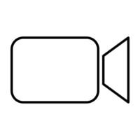 Video camera vector icon movie sign for graphic design, logo, web site, social media, mobile app, ui