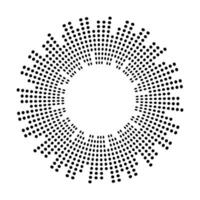 Abstract equalizer music sound wave circle vector icon symbol. logo design, round line icon, circle item, elements background, illustration