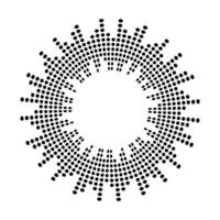 Abstract equalizer music sound wave circle vector icon symbol. logo design, round line icon, circle item, elements background, illustration