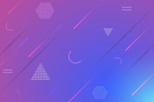 Purple blue and green geometric background. Dynamic shapes composition vector for website pattern, banner header or sidebar graphic art image illustration