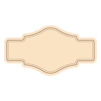 Classic Badge Label Frame vector