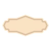 Classic Badge Label Frame vector