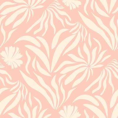 Hand draw botanical seamless patterns. Simple flat modern drawing. Floral texture collection for textile ,paper wrap and fashion design. Spring botanical print. Vector illustration.