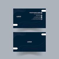 Modern Professional and Clean Business Card Design Vector Template