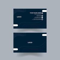 Modern Professional and Clean Business Card Design Vector Template