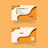 Abstract stylish  business card template design for your business vector