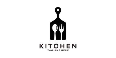 logo design for kitchen utensils, cutlery, logo design templates, symbol ideas. vector