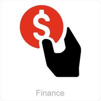 Finance and cash icon concept vector