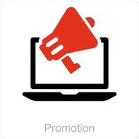 Promotion and planning icon concept vector