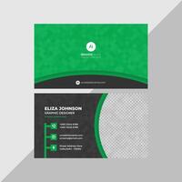 Professional modern clean minimal business card or visiting card design vector