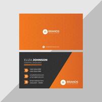 Professional modern clean minimal business card or visiting card design vector