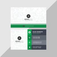 Professional modern clean minimal business card or visiting card design vector