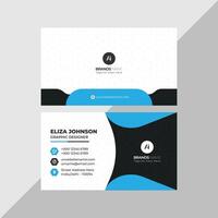 Professional modern clean minimal business card or visiting card design vector