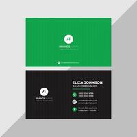 Professional modern clean minimal business card or visiting card design vector
