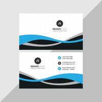 Professional modern clean minimal business card or visiting card design vector