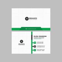 Professional modern clean minimal business card or visiting card design vector