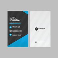 Professional modern clean minimal business card or visiting card design vector