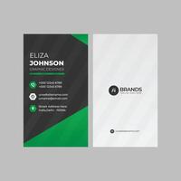 Professional modern clean minimal business card or visiting card design vector