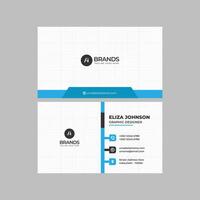 Professional modern clean minimal business card or visiting card design vector