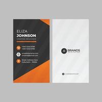 Professional modern clean minimal business card or visiting card design vector