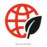 Environment and ecology icon concept vector