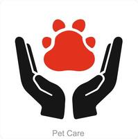 Pet Care and animal icon concept vector