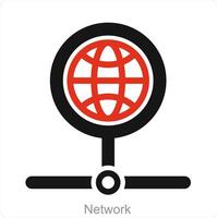 Network and internet icon concept vector