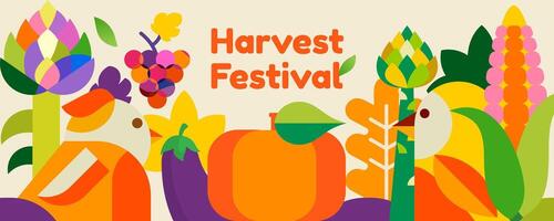Banner for farmers market, harvest festival, food fair, local store or supermarket. Suitable as a banner, advertisement or sign. This design will definitely make your project stand out. vector