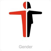 gender and Symbol icon concept vector