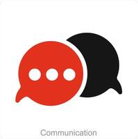 Communication and chat icon concept vector