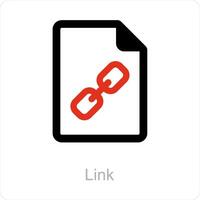 link and chain icon concept vector